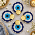 Evil Eye T-Light Diya - (Set of 2)