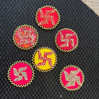 Kundan Swastik Mat