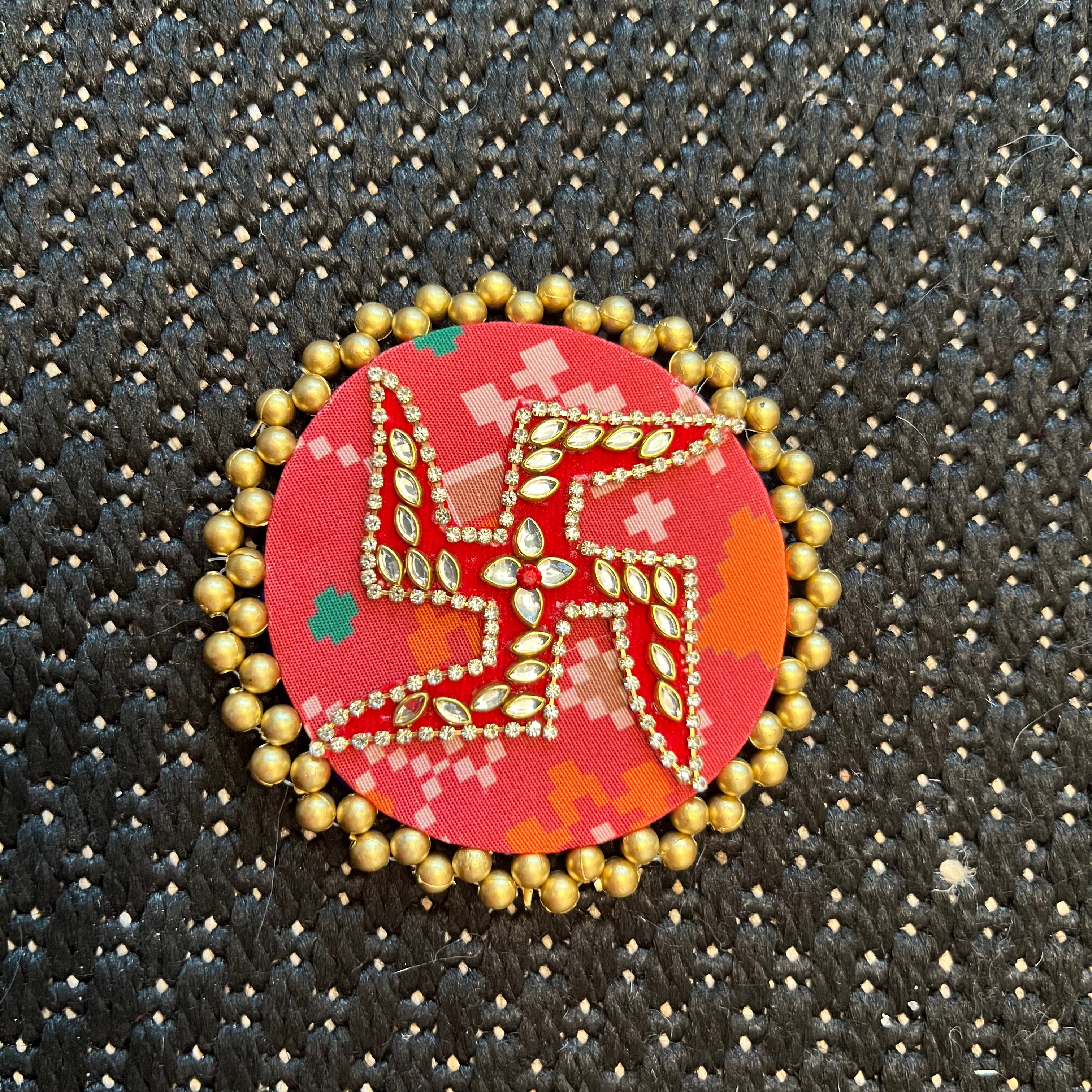 Kundan Swastik Mat