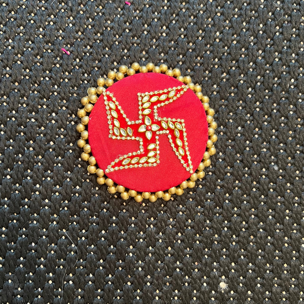 Kundan Swastik Mat