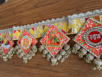 Toran Ganesh orange Swastika 40 po