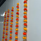 Pom Pom Latkan - Jaune/Orange