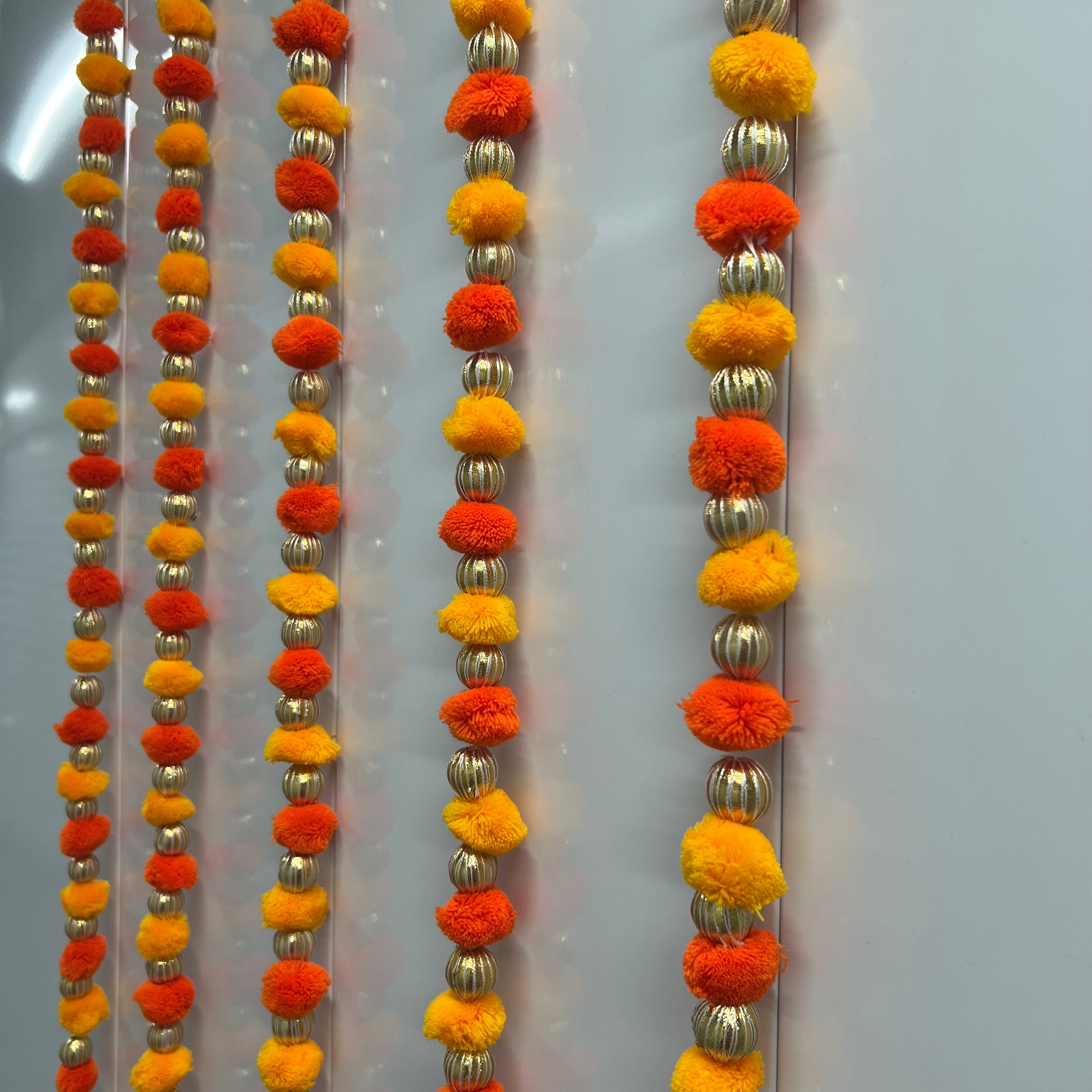 Pom Pom Latkan - Jaune/Orange