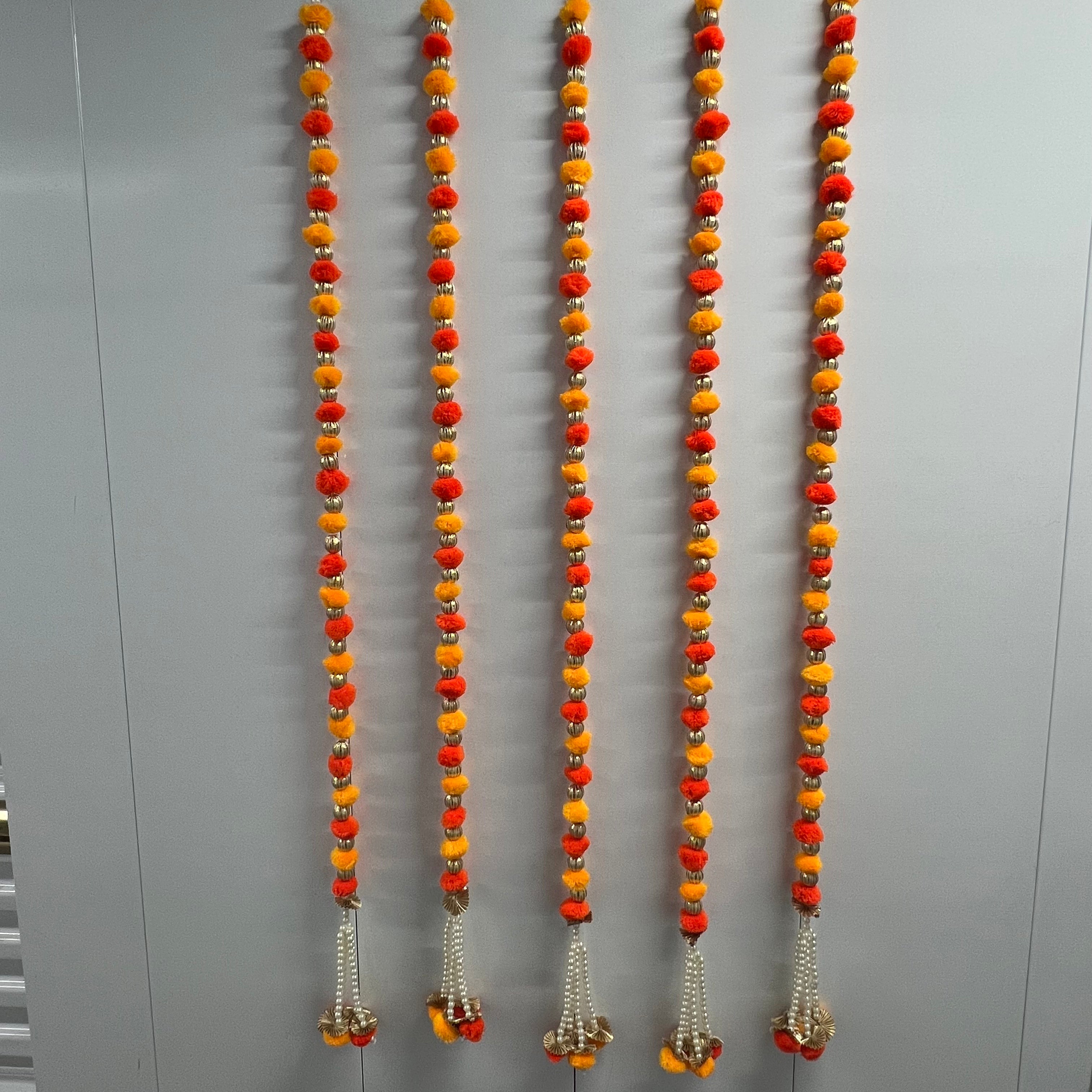Pom Pom Latkan - Jaune/Orange