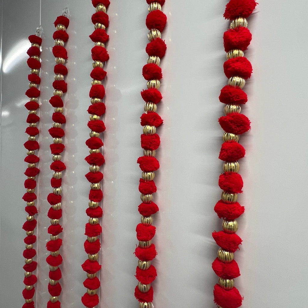 Pompon Latkan - Rouge