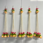Guirlandes de pivoines en perles de 45 cm - Pêche