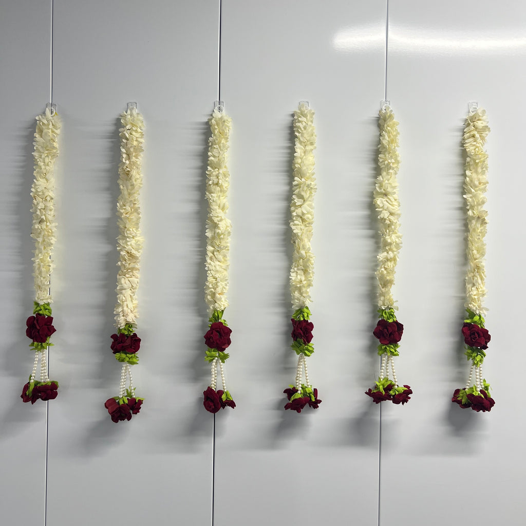 1.5 pied 3 roses suspendues - Bordeaux