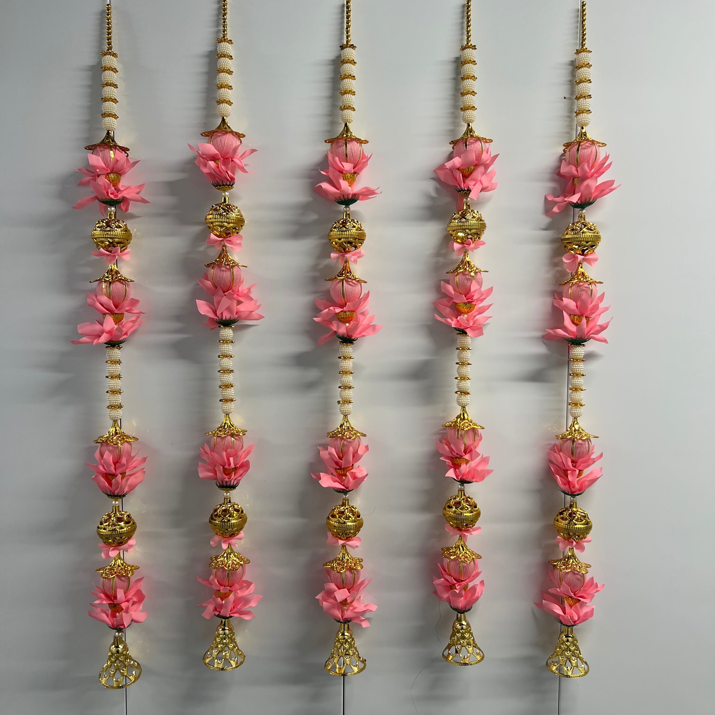 3 Ft Color Big Ball Premium String - Pink (Set of 2)
