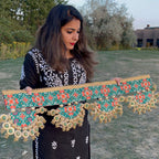 Reversible Patola Toran with roundlettes