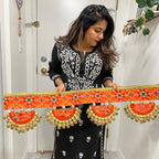 Reversible Patola Toran with Beads