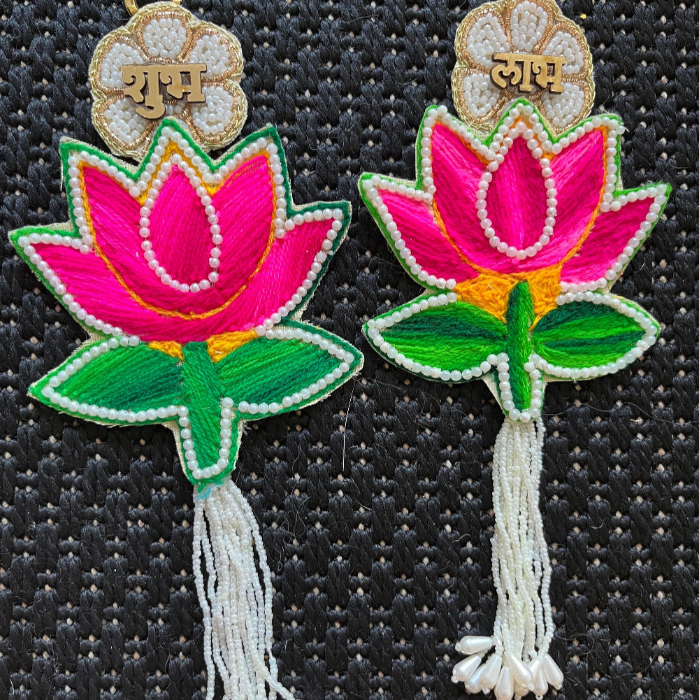 Shubh - Labh Lotus Hangings