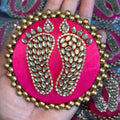 Tapis Kundan Laxmi Charan - Rose