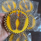 Kundan Laxmi Charan Mat - Yellow