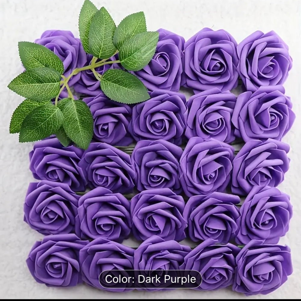 PREORDER : Foam Roses (Set of 50) - Multiple Colors