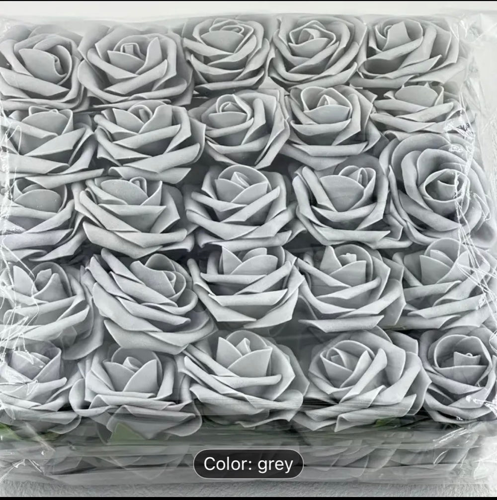 PREORDER : Foam Roses (Set of 50) - Multiple Colors