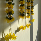 3ft Yellow Floral Hanging (Set of 2)
