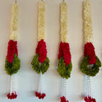 27in White with Green+Color loop Hanging