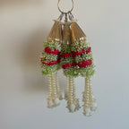 1 Ft Triangle Bead Peony Hanging