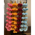 3.5 Ft Carnation Flower Hanging - Blue