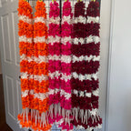 3ft white+color with pearl hanging