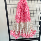 1.5ft Half Light Pink+white flower hanging
