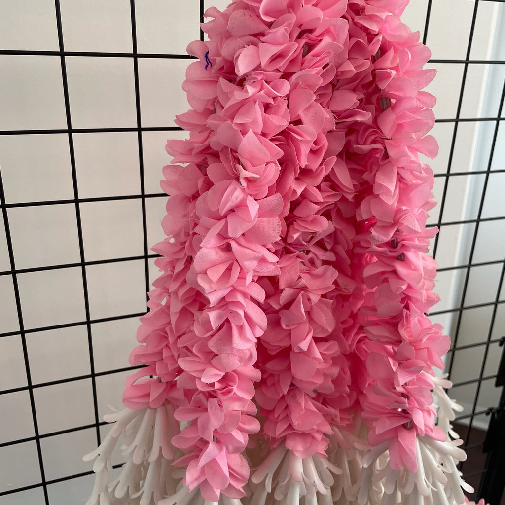 1.5ft Half Light Pink+white flower hanging