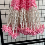 1.5ft Half Light Pink+white flower hanging