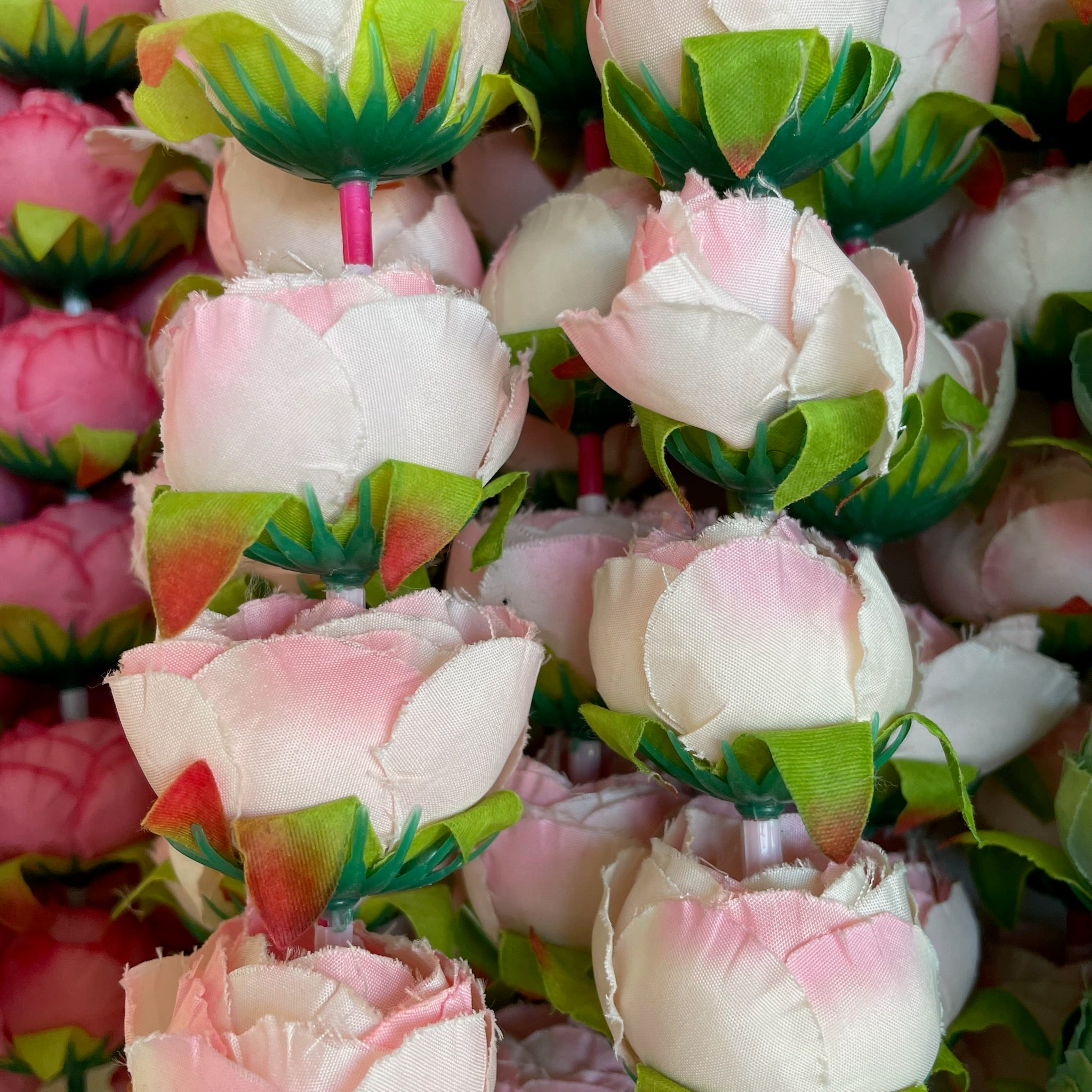 3ft Half-Half Peony+white flower hanging