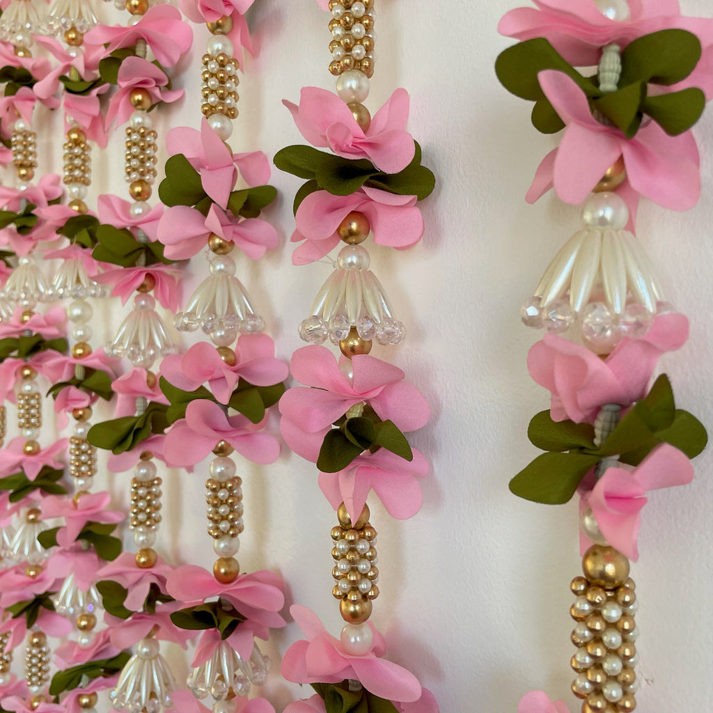 3.5Ft Pearl Heavy String - Pink
