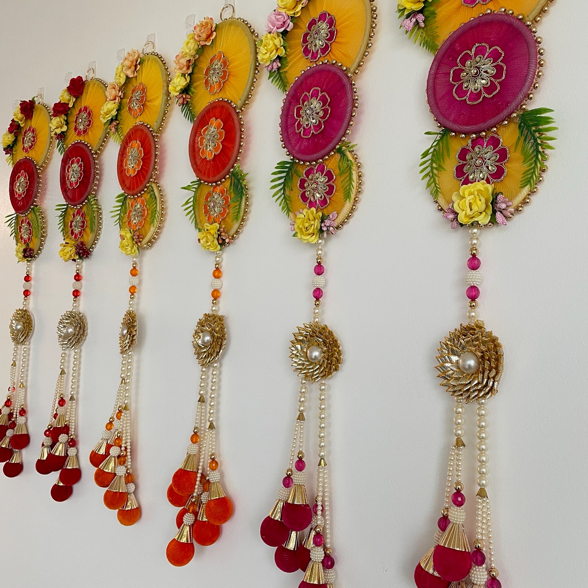 2ft circular net colorful premium hanging (Set of 2)