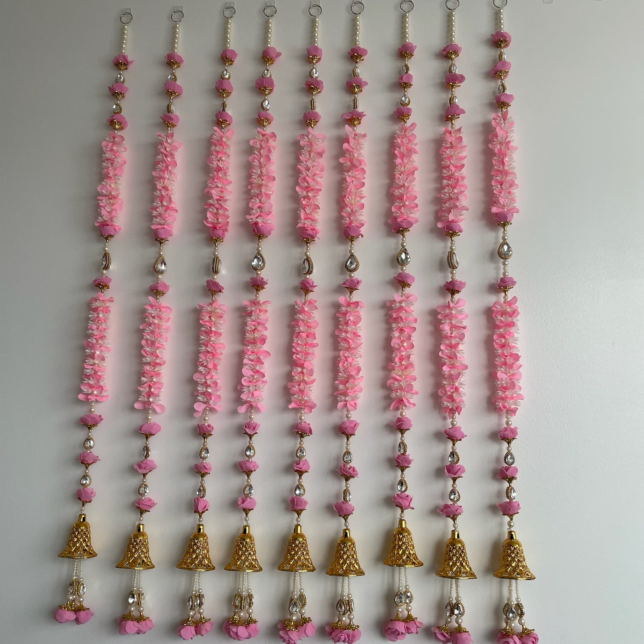 3.5ft floral rhinestone with rose premium hanging