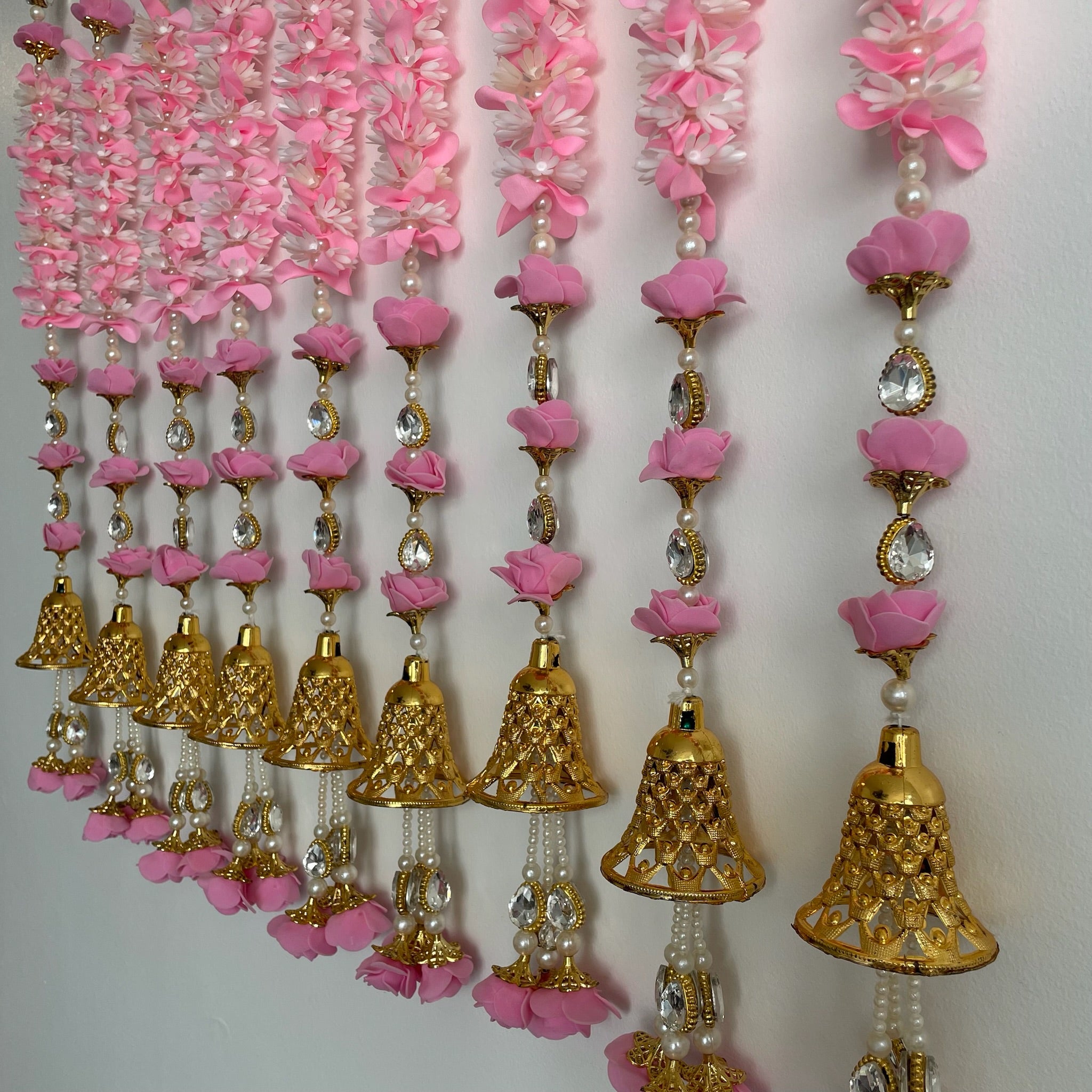 3.5ft floral rhinestone with rose premium hanging