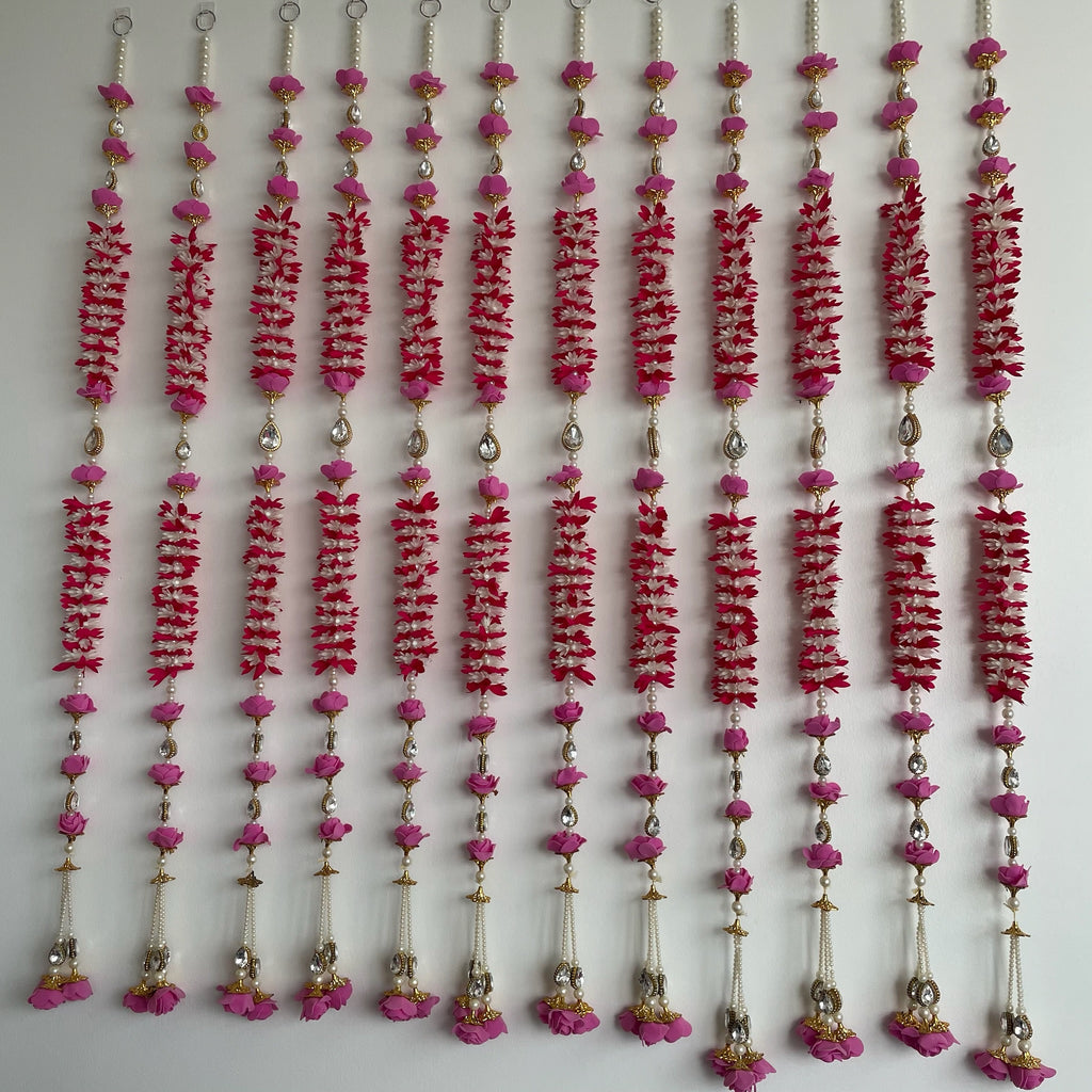 3.5ft floral rhinestone with rose premium hanging