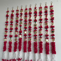 3ft mirror hanging - Red