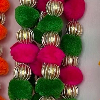 Pom Pom Latkan (Multiple Colors)