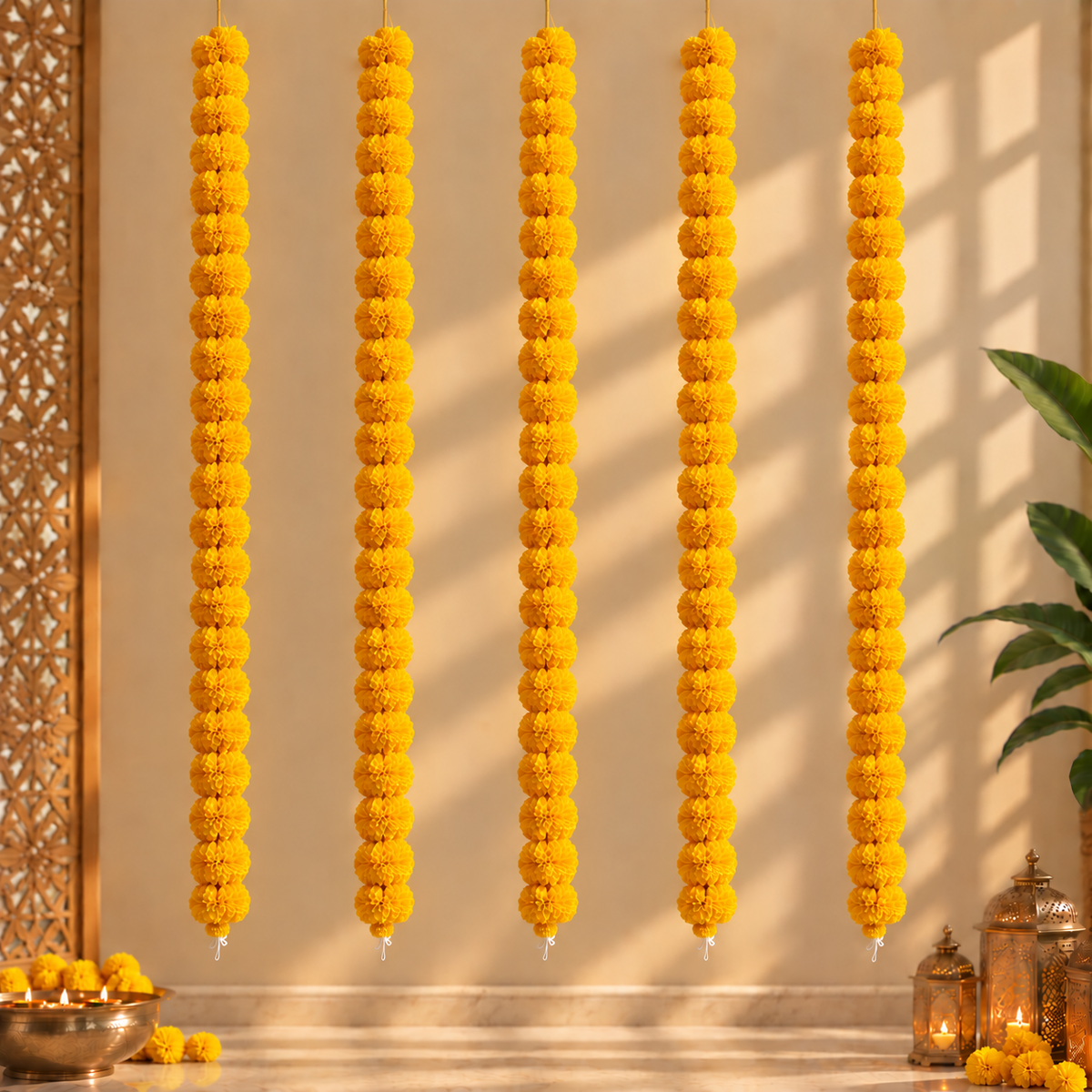 Marigold Flower Strings (Mango)