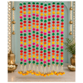 3ft Multicolor Pom Pom Hanging (Set of 2)