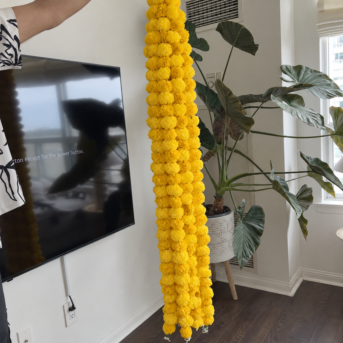 Marigold Flower Strings (Yellow)