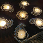 Paisley Mirror Diya (1pc)