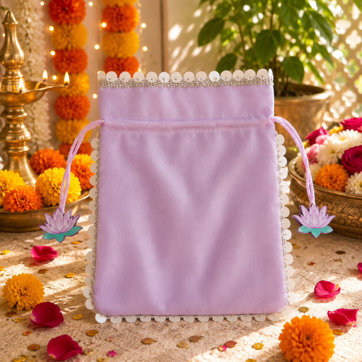 Lotus Potli - Lavender