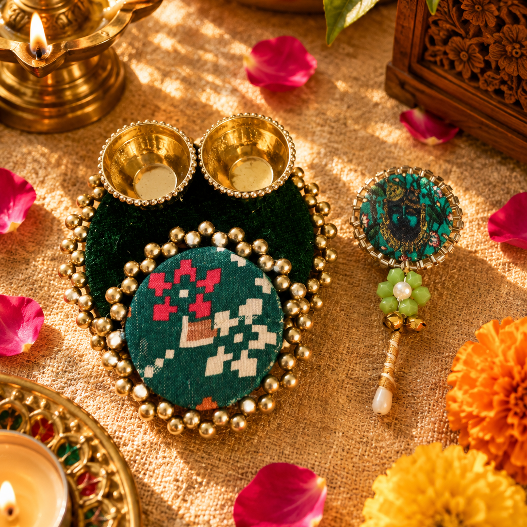 Tapis Tilak - Vert