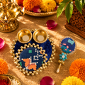 Tilak Mats - Blue Patola