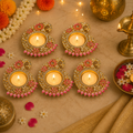 Diya Kundan Rose (1 pièce)