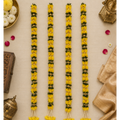 Guirlande florale jaune de 90 cm (lot de 2)