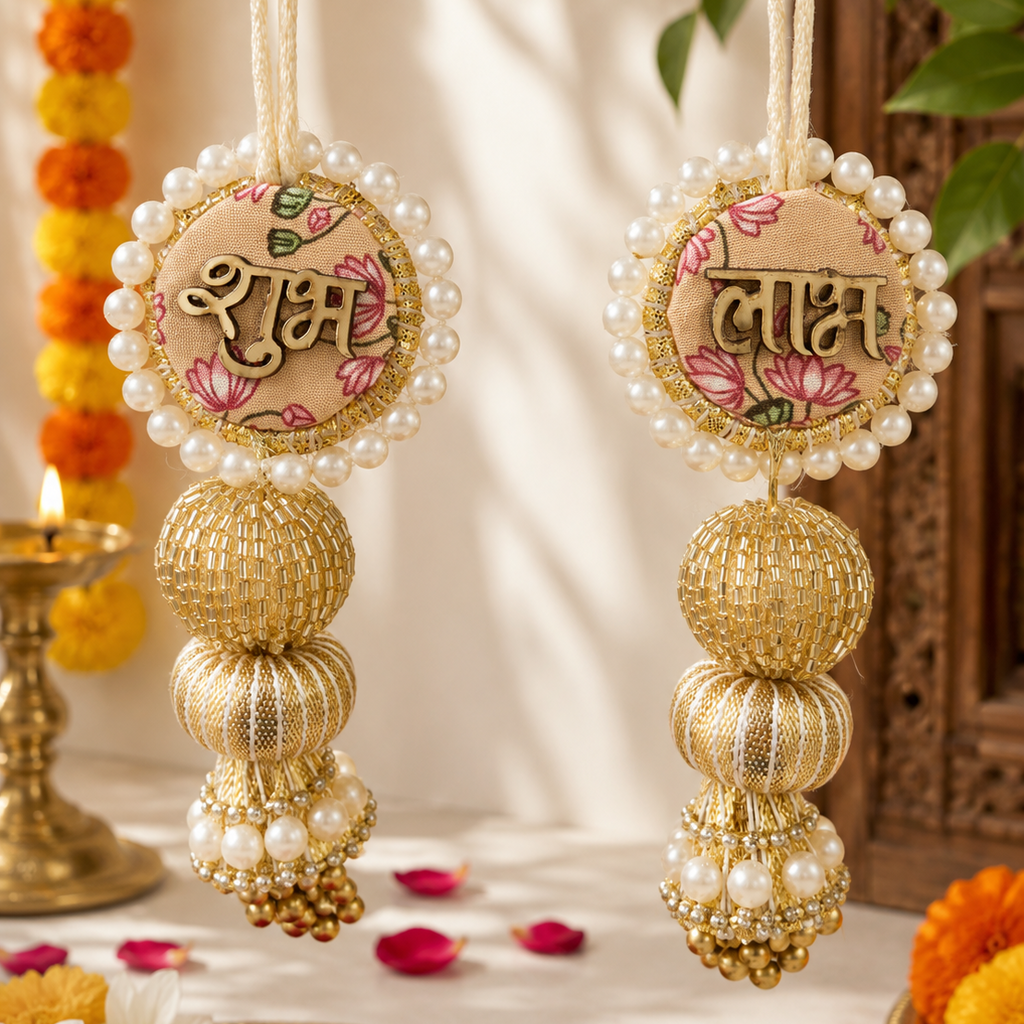 Shubh Labh Suspendu -Beige